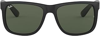 Lunettes de soleil rectangulaires ray ban rb4165 justin
