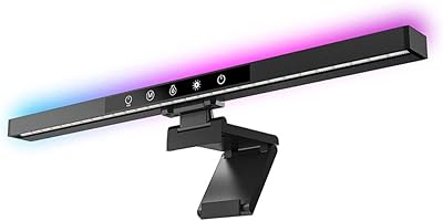 Barre lumineuse pour moniteur d'ordinateur, lampe de moniteur pour le soin des yeux, rétroéclairage 2700-6500k et rvb, contrôle tactile avec fonction de mémoire, blocage des rayons bleus, lampe de bureau sans éblouissement d'écran pour pc/bureau/jeux/maison. Diaytar : La révolution discount est en marche