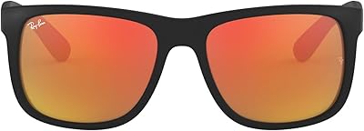 Lunettes de soleil rectangulaires ray ban justin rb4165
