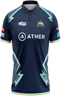 Maillot de cricket gujrats titans (gt) light pulse 2023 pour homme