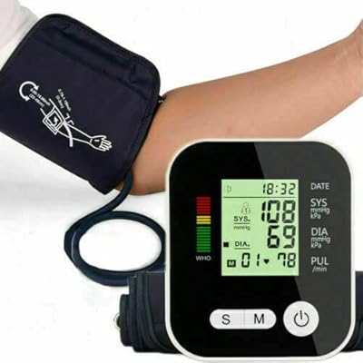 Tensiomètre de grande taille pour usage domestique - tensiomètre numérique automatique pour le haut