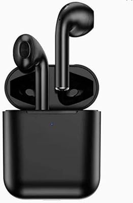 Écouteurs intra-auriculaires bluetooth cool baby avec étui de chargement, noirs