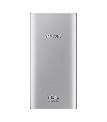 Banque d'alimentation double port samsung eb-p1100cpegww, 10 000 mah - argent