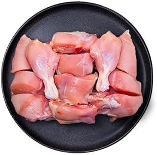 Morceaux de poulet tranchés sans peau, poulet frais - 1 kg