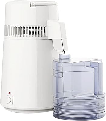 Machine à eau distillée domestique en acier inoxydable, grande capacité 750w, 220v, 4l