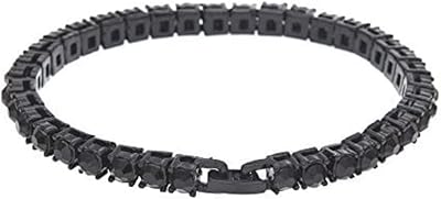 Bracelets de tennis en or et diamant noir bracelet cubain pour hommes. Électroménager, mode, beauté... Diaytar a tout en stock