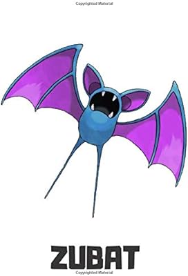 Zubat : carnet pokémon, carnet zubat, pokémon go, idéal pour les enfants, journal