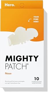 Mighty patch - patchs hydrocolloïdes xl pour les pores du nez, les boutons et l'huile, bandes de pores de nuit approuvées par les dermatologues pour absorber les boutons et l'acné (10 pièces). Diaytar : Quand qualité rime avec économie