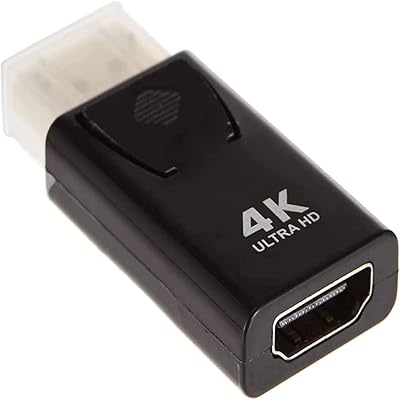 Adaptateur displayport vers hdmi 4k, convertisseur displayport mâle vers hdmi femelle 1080p, convertisseur