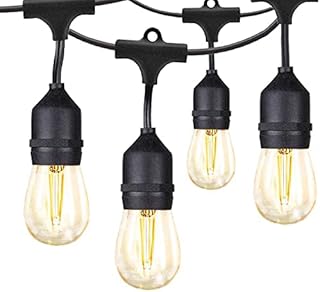 Guirlande lumineuse led d'extérieur étanche limos lampes suspendues edison vintage