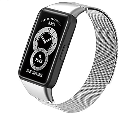 Bracelet de remplacement dado milano compatible avec huawei band 6, bracelet en maille