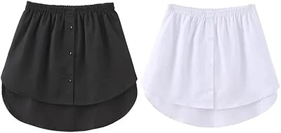 Jupe polyvalente réglable en coton pour femmes, jupe détachable en coton pour femme