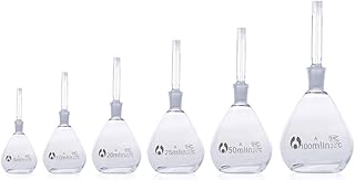 Bouteille de gravité spécifique de 5 ml, pycnomètre, verre borosilicate, non calibré