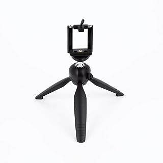Mini support à trois pieds avec support de téléphone pour bureaux pour appareils