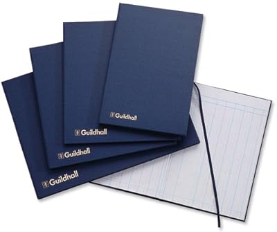 Livre de comptes exacompta guildhall 298x203 mm 2 colonnes de caisse bleu
