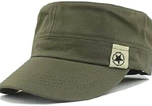 Casquettes militaires délavées, casquettes de l'armée des cadets, casquette réglable, chapeau plat unisexe, casquette de baseball en détresse pour hommes. Diaytar : Qualité professionnelle, prix grand public