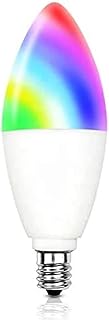 Ampoules led intelligentes saska e14 rvb multicolores à changement d'espace 2700-6000k, ampoules led