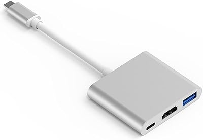 Adaptateur usb type c vers hdmi 4k + usb 3.0 standard + port de charge pd 3 en 1 (argent). Votre satisfaction, notre priorité chez Diaytar