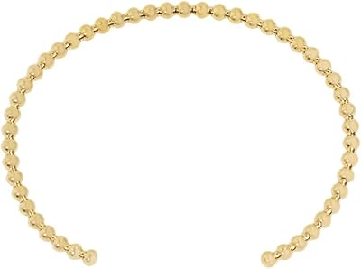 Bracelet marley en or d'esprit, couleur pierre : blanc, taille unique, acier inoxydable