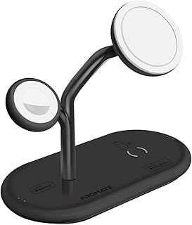 Support de charge magnétique promate avec chargeur apple watch 5w certifié mfi, support