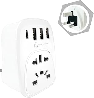 Adaptateur de chargeur usb multiprise avec 3 ports usb type c secteur