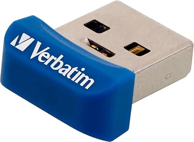 Clé usb 3.0 nano drive 32 go en usb - stay blue verbatim