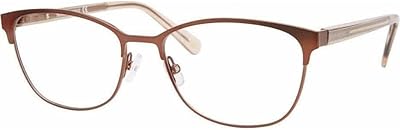 Lunettes de vue rectangulaires marron mat banana republic br205 0yz4