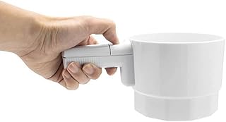 Passoire à farine électrique portable, tamis à farine électrique, tasse à pain