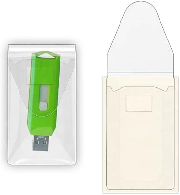 Storesmart - supports pour clés usb - bande autocollante et rabat refermable