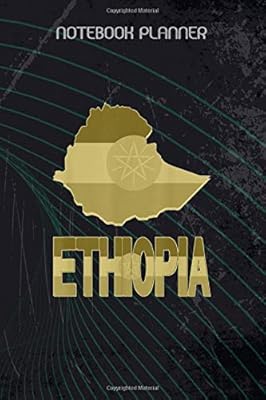 Carnet de notes carte de l'éthiopie drapeau éthiopien afrique : journal, heure, 6x9 pouces, 114 pages, objectif, gestionnaire de tâches, happy, journal quotidien. Diaytar : Faites des achats intelligents en quelques clics
