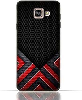 Coque en silicone tpu pour samsung galaxy a7 2017 avec motif maillage abstrait