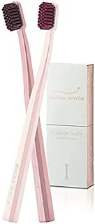 Coffret cadeau de deux brosses à dents nonsense nude de swiss smile fleur