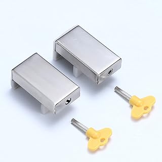 Serrure spotact 2 pièces pour cale de fenêtre coulissante cadre de porte coulissante
