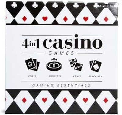 Jeux de casino 4 en 1 de gaming essentials