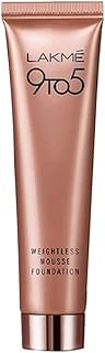 Fond de teint lakme wetless 9 à 5 en beige crémeux - vanille