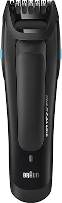 Tondeuse à barbe braun bt5050 avec 2 peignes + sac souple