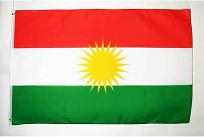 Drapeau az flag p-3 3' x 5' - drapeaux du kurdistan 90 x