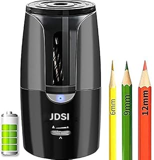 Taille-crayon électrique rechargeable diamètre du stylo adapté à 6-12 mm taille-crayon d'art robuste