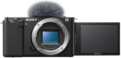Sony alpha zv e10 aps c caméscope interchangeable sans miroir, boîtier uniquement, écran