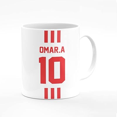 Tasse à café imprimée stylisée avec poignée robuste tasse cadeau personnalisée en céramique