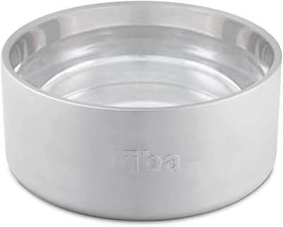 Bol de nourriture/eau en acier inoxydable kiba pet supply willow pour chiens