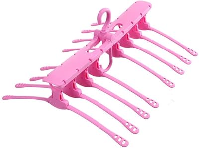 Cintres pliants 8 pièces - cintres pliables multifonctionnels - cintre de voyage portable peu encombrant - cintre pliable en plastique blanc pour vestes et chemises (rose). Diaytar Sénégal : Innovation digitale et prix attractifs