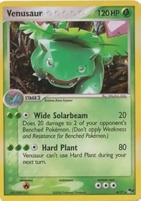 Pokémon venusaur pop rare promo holo 120 hp 6 17 promos