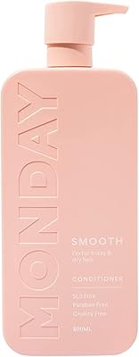 Après-shampooing lisse monday haircare pour cheveux crépus et ternes 800 ml, rose