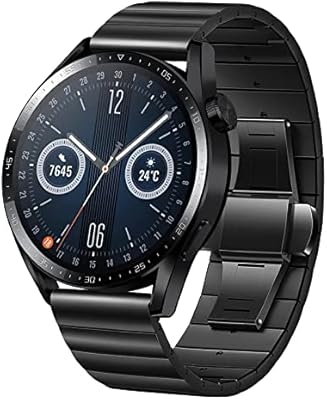 Bracelet de remplacement dado en acier inoxydable compatible avec huawei watch gt3 46