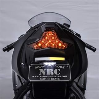 Kawasaki zx-6r fender eliminator kit (2019-présent) nouveaux cycles d'admission (pliés)