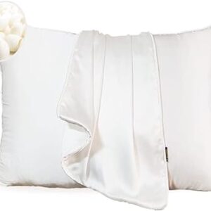 Paradise glimpse 19 mom silk taie d'oreiller 100 % pure soie de mûrier, idéale pour la peau et les cheveux bouclés. tube hypoallergénique diy (standard, blanc). Diaytar : Le choix malin des consommateurs sénégalais