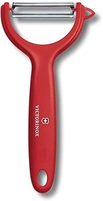 Éplucheur de tomates/kiwis victorinox avec bord dentelé, rouge, taille m