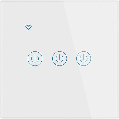 Interrupteur mural intelligent wifi, interrupteurs sans fil, aucun fil neutre requis, compatible