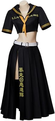 Déguisement de cosplay tokyo revengers manjiro sano pour femme, haut et short, combinaison